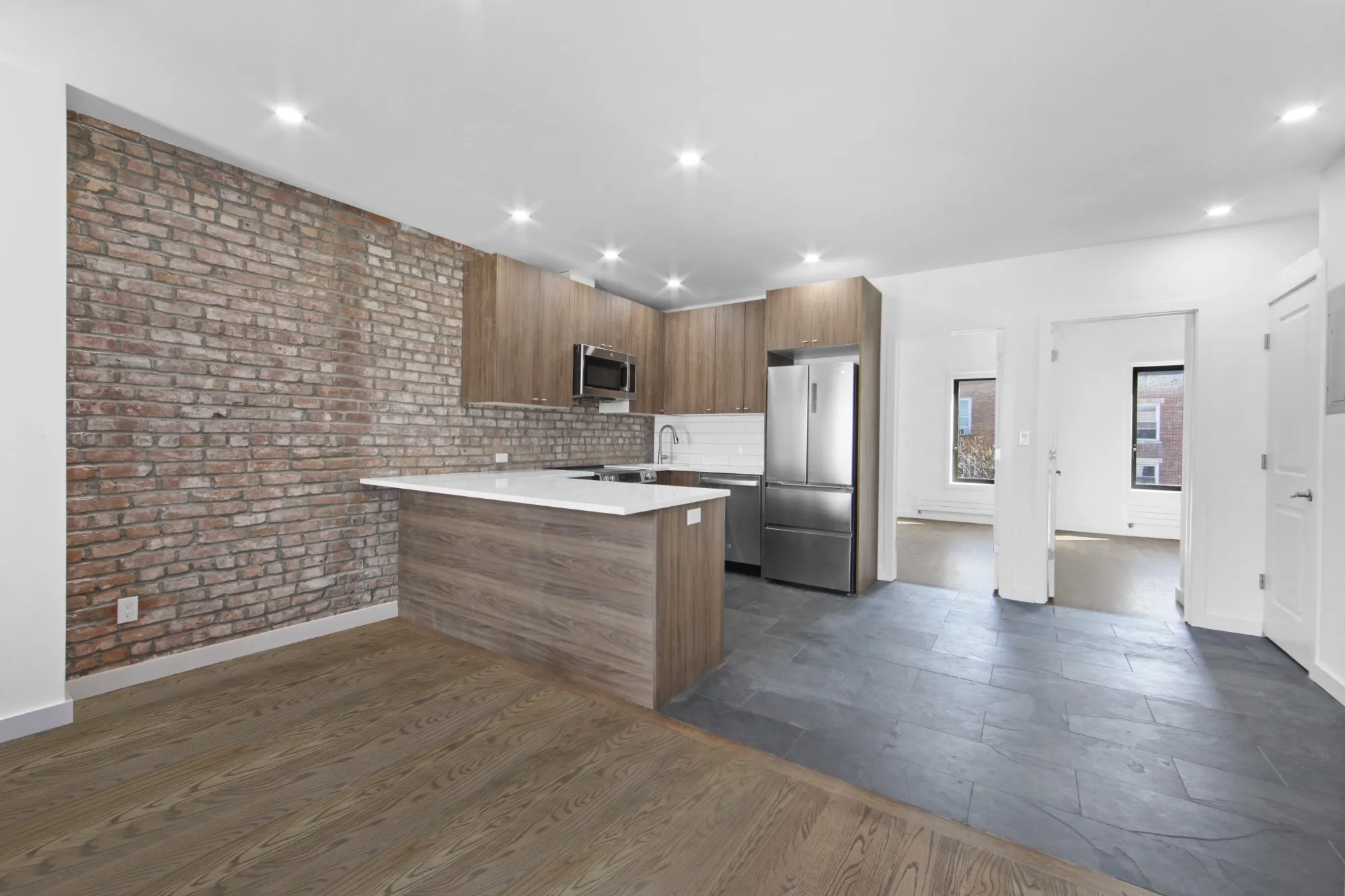 After declutter - clean modern kitchen