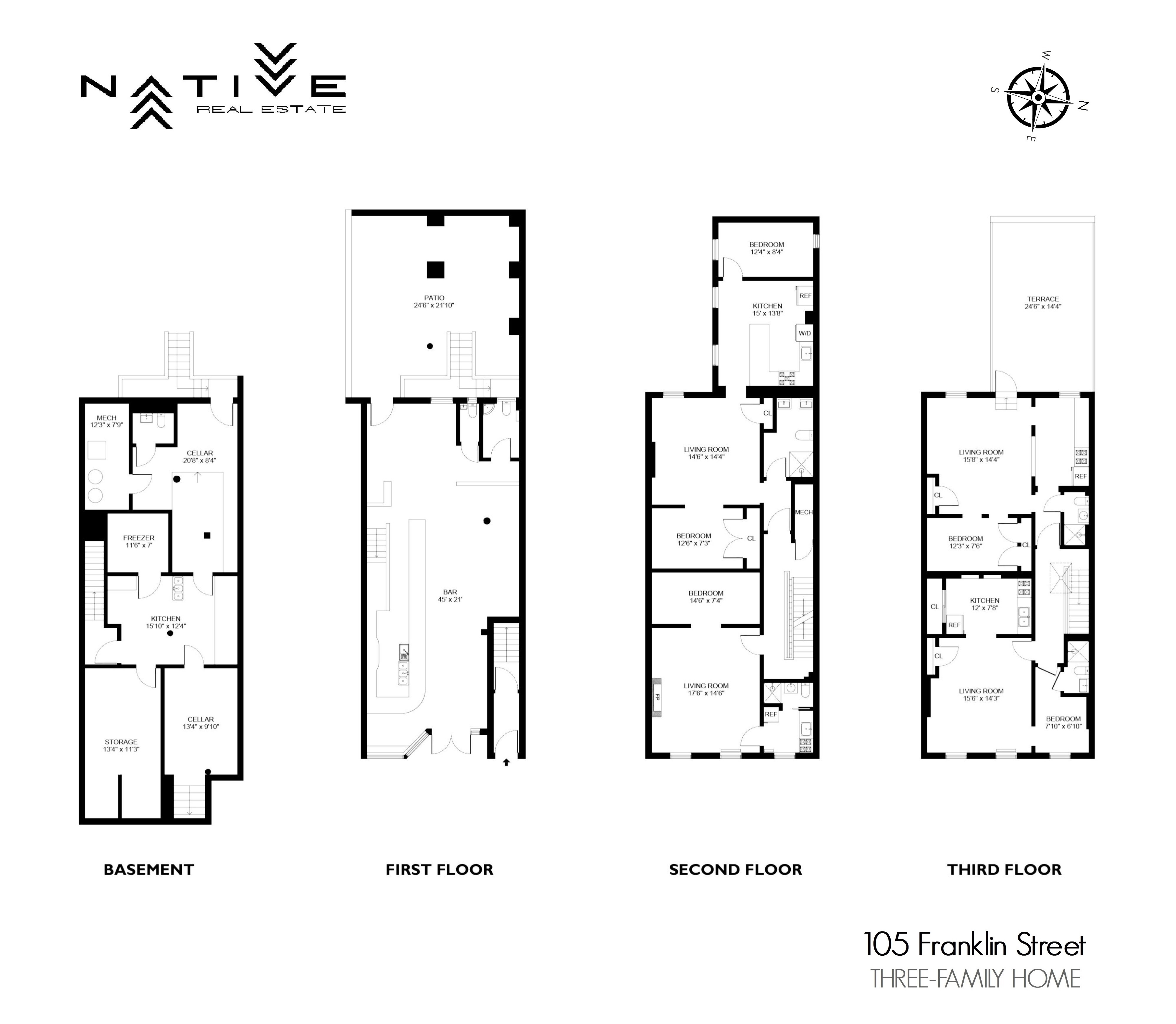 Floor Plan - 105 Franklin Street