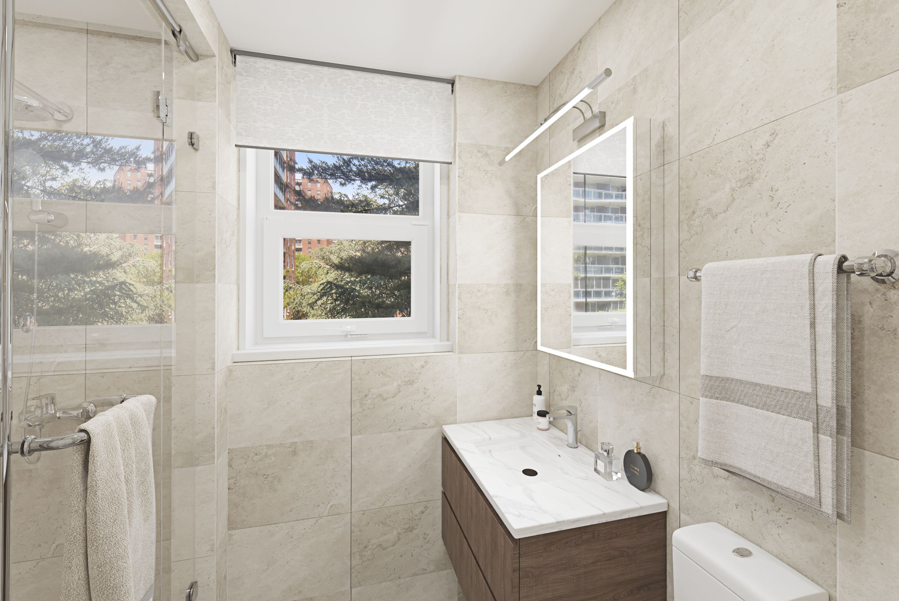 After virtual renovation - renovated bathroom