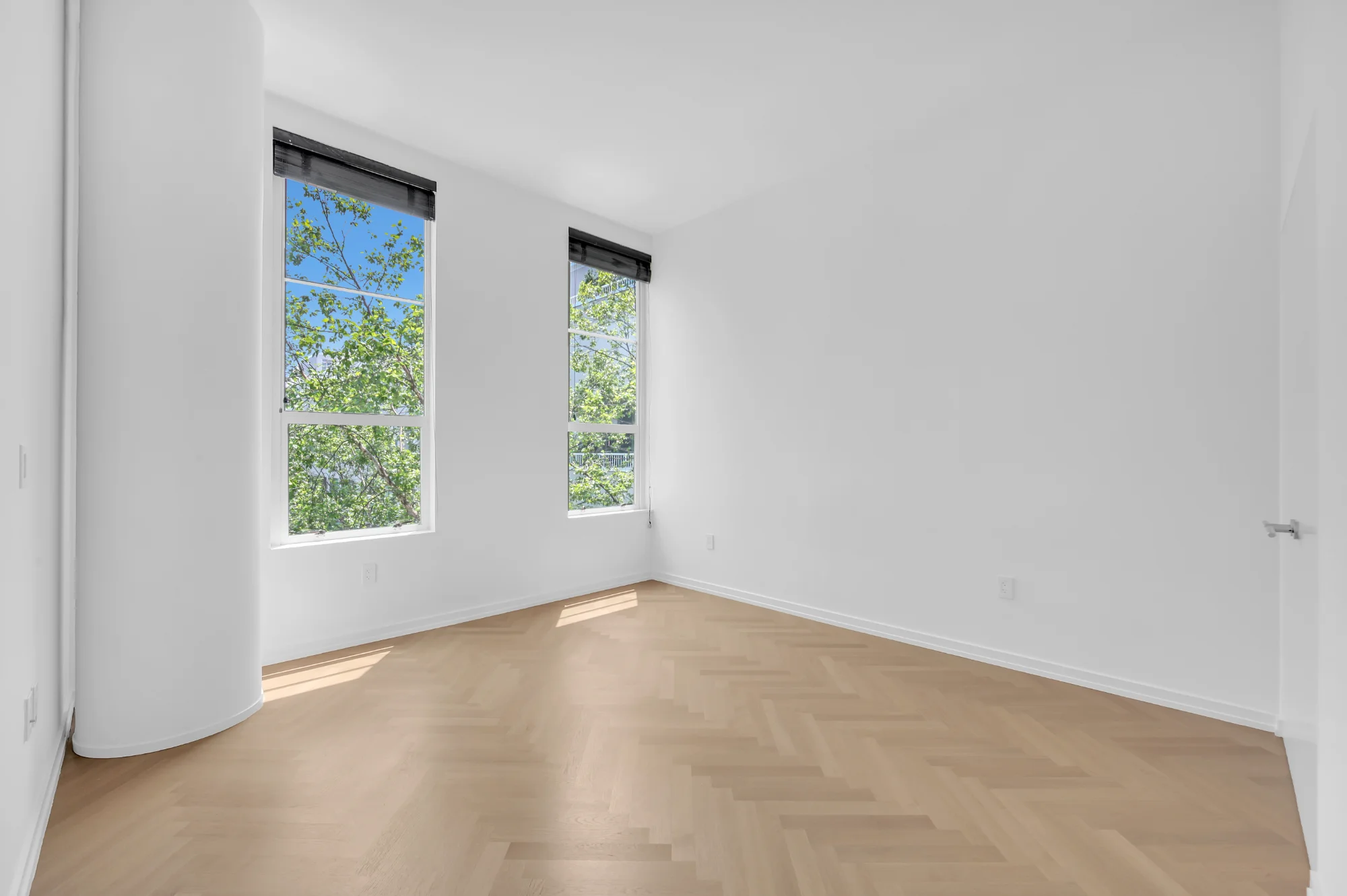 Before virtual staging - empty bedroom